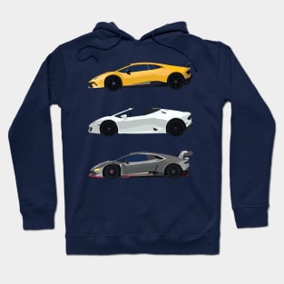 Minimalist Lamborghini Huracán variant Hoodie